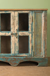 Vintage Blue & Cream Cabinet <p>W:87cm D:46cm H:76cm </p>