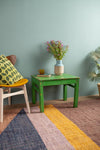Bright Green Vintage Side Table <p>W:62cm D:45cm H:46cm </p>