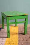 Bright Green Vintage Side Table <p>W:62cm D:45cm H:46cm </p>