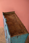 Blue & Red Vintage Cupboard <p>W:78cm D:38cm H:136cm </p>