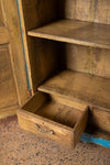 Blue & Red Vintage Cupboard <p>W:78cm D:38cm H:136cm </p>