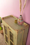 Pale Green Vintage Cabinet <p>W:79cm D:40cm H:119cm </p>