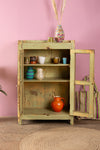 Pale Green Vintage Cabinet <p>W:79cm D:40cm H:119cm </p>