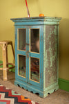 Vintage Light Blue Cabinet <p>W:80cm D:44cm H:120cm </p>