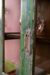 Vintage Art Deco Style Display Cabinet <p>W:73cm D:33cm H:116cm </p>