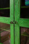Bright Green Vintage Cabinet <p>W:61cm D:30cm H:84cm </p>