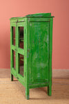 Bright Green Vintage Cabinet <p>W:61cm D:30cm H:84cm </p>