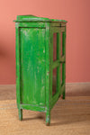 Bright Green Vintage Cabinet <p>W:61cm D:30cm H:84cm </p>