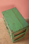 Sage Green Vintage Display Cabinet <p>W:57cm D:38cm H:65cm </p>