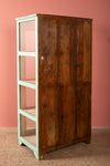 Pale Blue Vintage Display Cabinet <p>W:77cm D:47cm H:148cm </p>