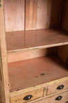 Cream & Pale Pink Vintage Cabinet <p>W:70cm D:40cm H:158cm </p>