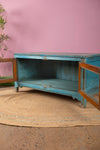 Blue Vintage Low Cabinet <p>W:125cm D:59cm H:61cm </p>