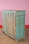 Vintage Blue & Red Cupboard <p>W:99cm D:44cm H:98cm </p>