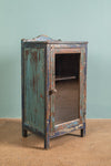Vintage Dark Blue Side Cabinet <p>W:43cm D:34cm H:85cm </p>
