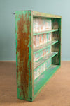 Vintage Green Wall Shelves <p>W:152cm D:21cm H:98cm </p>