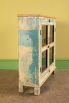 Vintage Blue & Cream Cabinet <p>W:79cm D:24cm H:83cm </p>