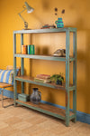 Vintage Turquoise Baker Shelf