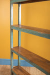 Vintage Turquoise Baker Shelf