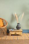 Vintage Cream Side Table with Drawer