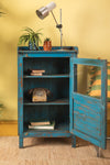Blue Vintage Side Cabinet
