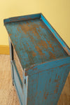 Blue Vintage Side Cabinet