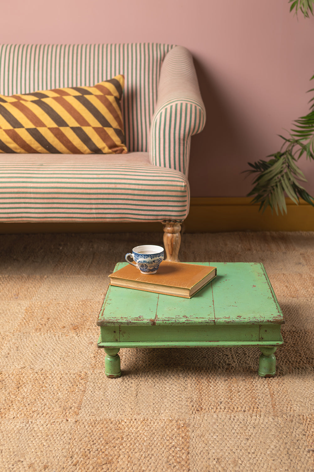 Light Green Vintage Bajot Table