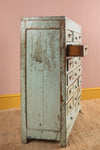 Light Blue Vintage Drawer Unit