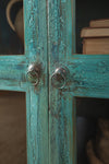 Vintage Blue Glazed Cabinet
