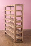Vintage Wooden Shelves <p>W:91cm D:30cm H:120cm </p>