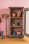 Vintage Blue Showcase <p>W:35cm D:22cm H:70cm </p>