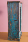 Vintage Blue Showcase <p>W:35cm D:22cm H:70cm </p>
