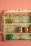 Vintage Pale Green Wall Cabinet <p>W:60cm D:13cm H:63cm </p>