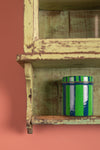 Vintage Pale Green Wall Cabinet <p>W:60cm D:13cm H:63cm </p>