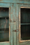 Slate Blue Vintage Wall Showcase <p>W:92cm D:18cm H:59cm </p>