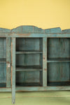 Slate Blue Vintage Wall Showcase <p>W:92cm D:18cm H:59cm </p>