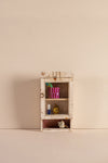 Cream Vintage Wall Showcase with Cubby <p>W:22cm D:10cm H:41cm </p>