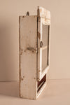 Cream Vintage Wall Showcase with Cubby <p>W:22cm D:10cm H:41cm </p>