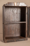 Wooden Vintage Wall Showcase <p>W:27cm D:9.5cm H:41cm </p>