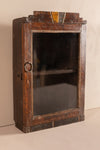 Wooden Vintage Wall Showcase <p>W:27cm D:9.5cm H:41cm </p>