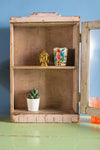 Cream Vintage Wall Showcase <p>W:30cm D:11cm H:48cm </p>