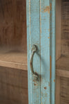 Pale Blue Vintage Wall Showcase <p>W:137cm D:19cm H:69cm </p>