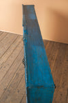 Blue Vintage Wall Showcase <p>W:186cm D:23cm H:96cm </p>