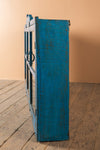 Blue Vintage Wall Showcase <p>W:186cm D:23cm H:96cm </p>