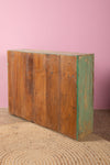 Green & Yellow Vintage Cabinet <p>W:82cm D:23cm H:63cm </p>