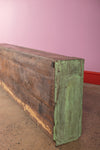 Vintage Light Green & Blue Wall Showcase <p>W:186cm D:22cm H:54cm </p>