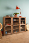 Vintage Wooden Wall Showcase <p>W:138cm D:21cm H:92cm </p>