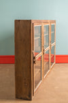 Vintage Wooden Wall Showcase <p>W:138cm D:21cm H:92cm </p>