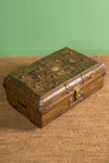 Vintage Brown Iron Trunk