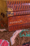 Vintage Red Iron Trunk