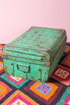 Vintage Green Iron Trunk